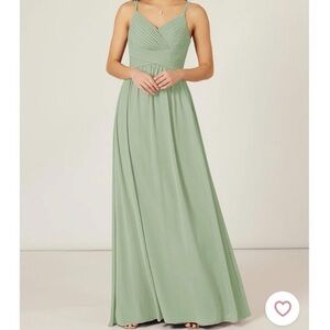 Azazie Blake Dusty Sage Dress